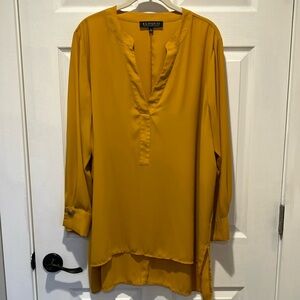 Eloquii Size 16 Mustard Yellow Women's Top